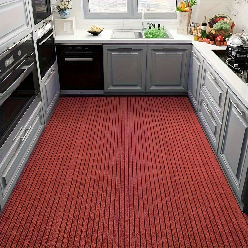 Striped Non-Slip Absorbent Carpet for Home & Entryways