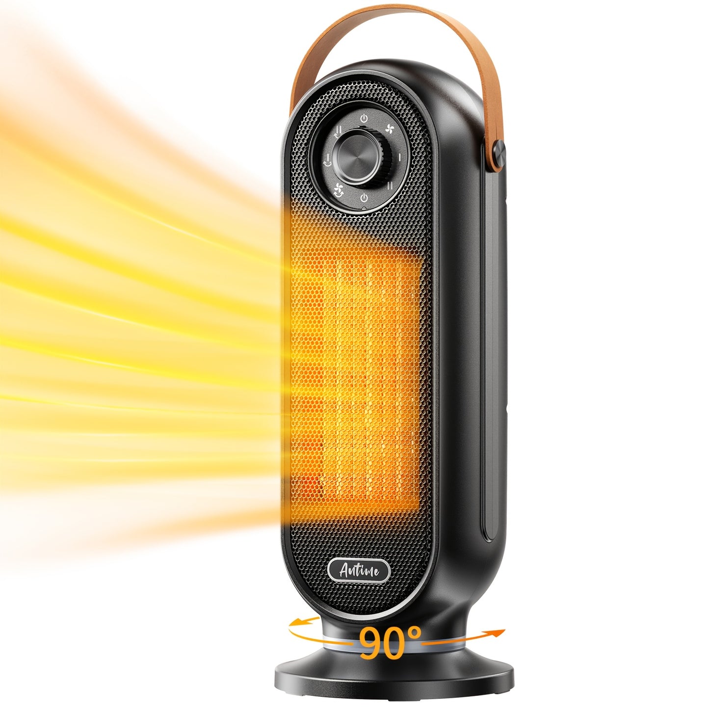 1500W Portable Space Heater with Remote & Digital Display