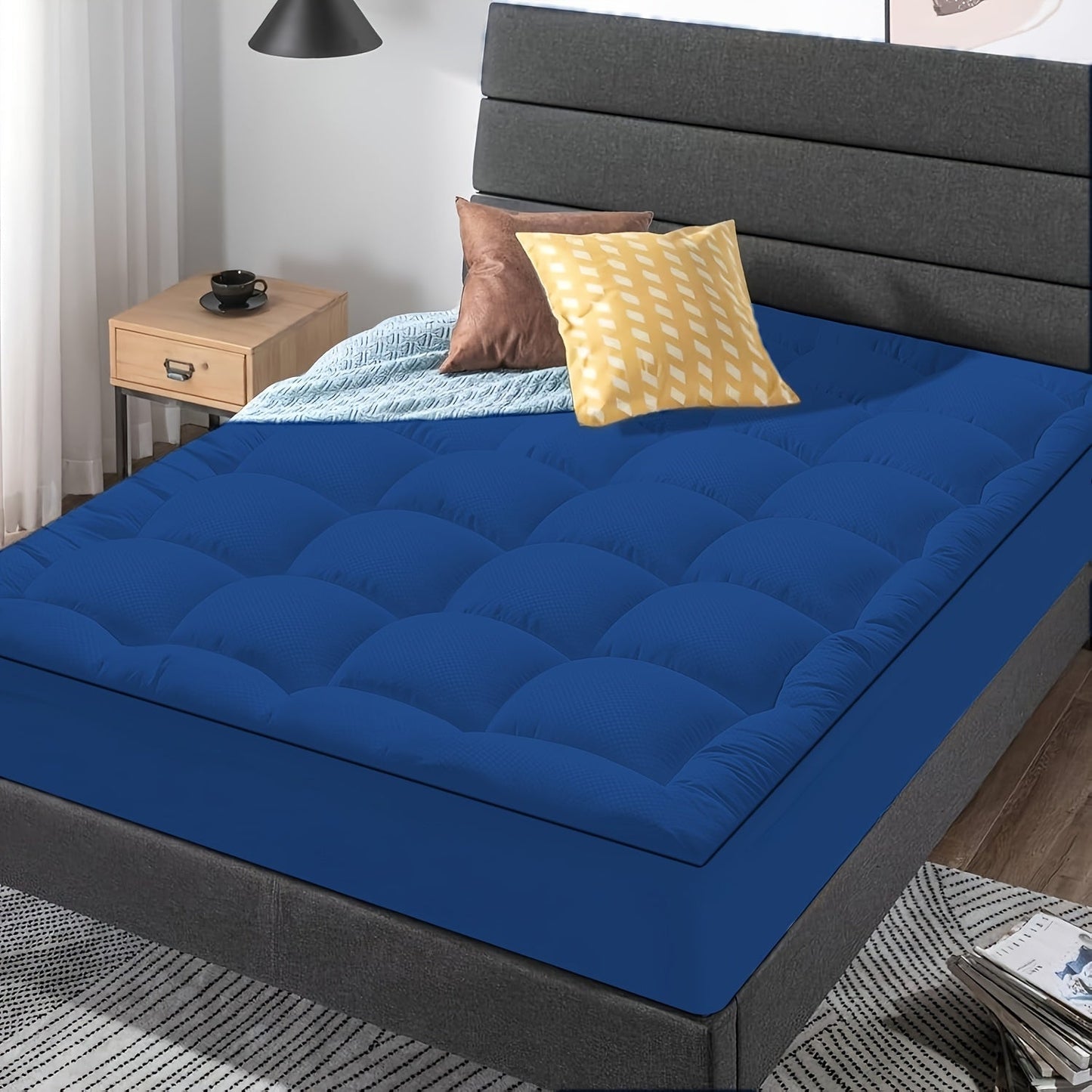 Mattress Topper Pillow Top with 8-21 Inch Deep Pocket