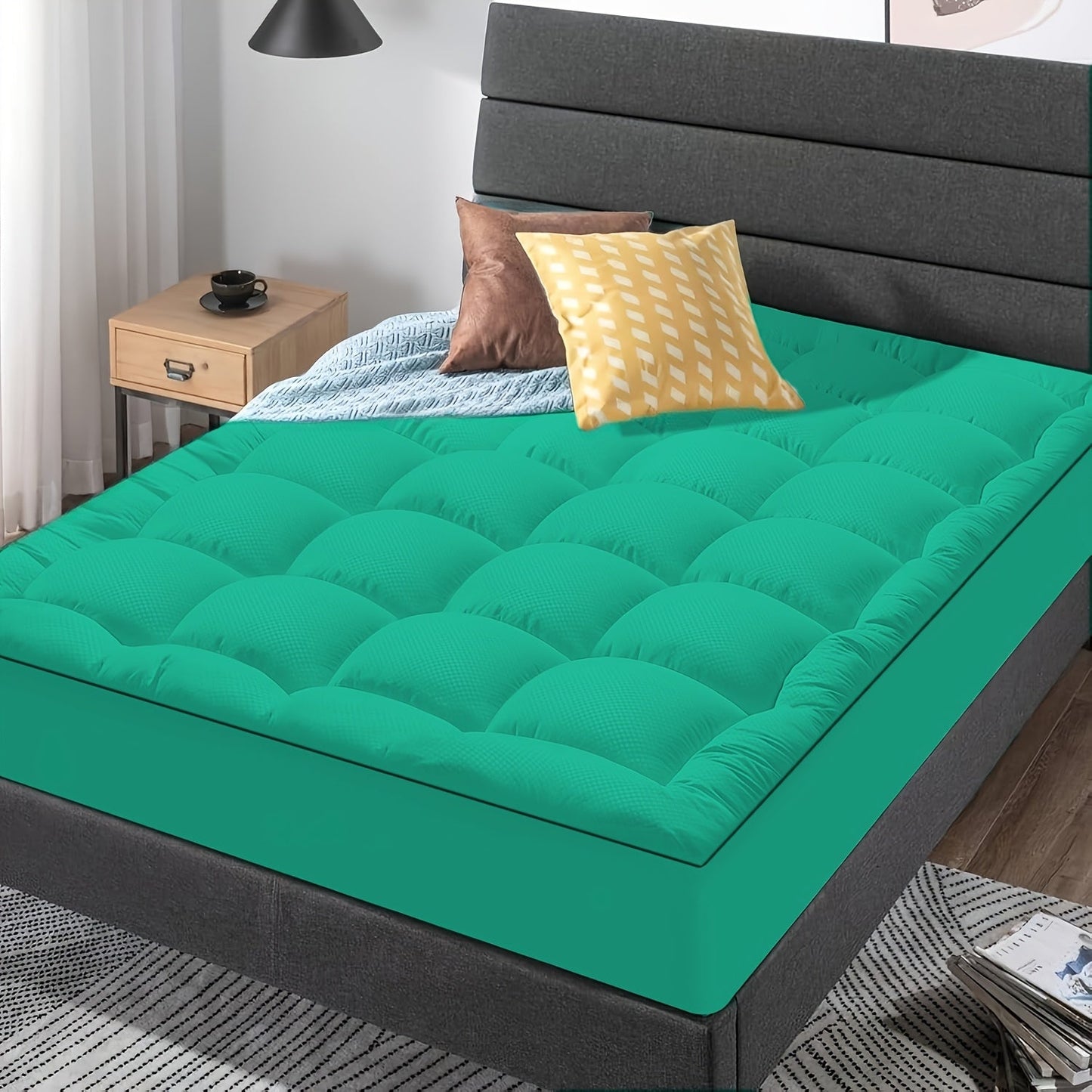 Mattress Topper Pillow Top with 8-21 Inch Deep Pocket