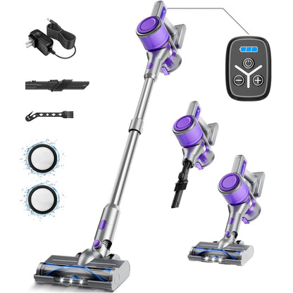 Cordless Stick Vacuum, 70Kpa Powerful Suction, 45-Min Runtime