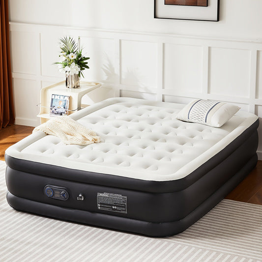 Air Mattress with 660-Pound Capacity and Coil Beam Support
